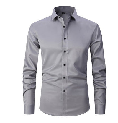 FlexiStyle Hemd | Knitterfreies, Dehnbares Shirt für den modernen Mann