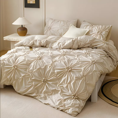 DiamondLuxe Duvet Set - Luxuriöse Diamantmuster Bettwäsche