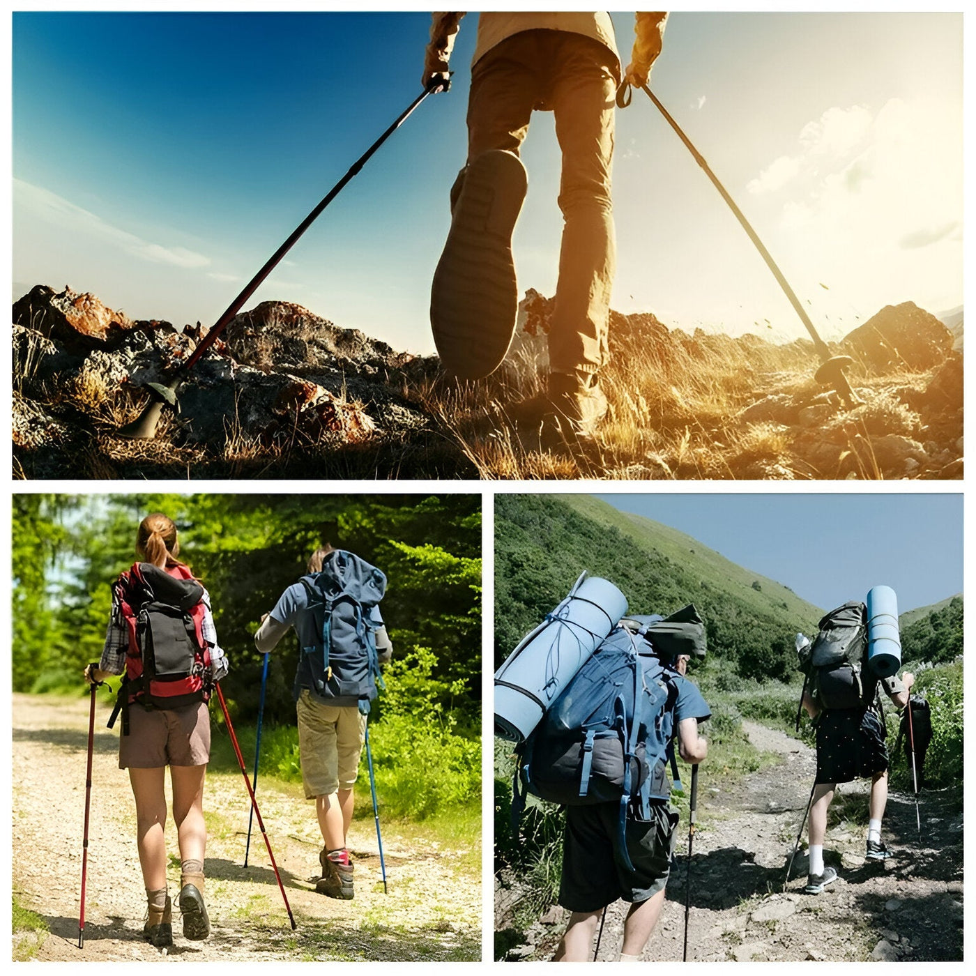 TrailXpert - Multifunktionaler Faltbarer Wanderstock