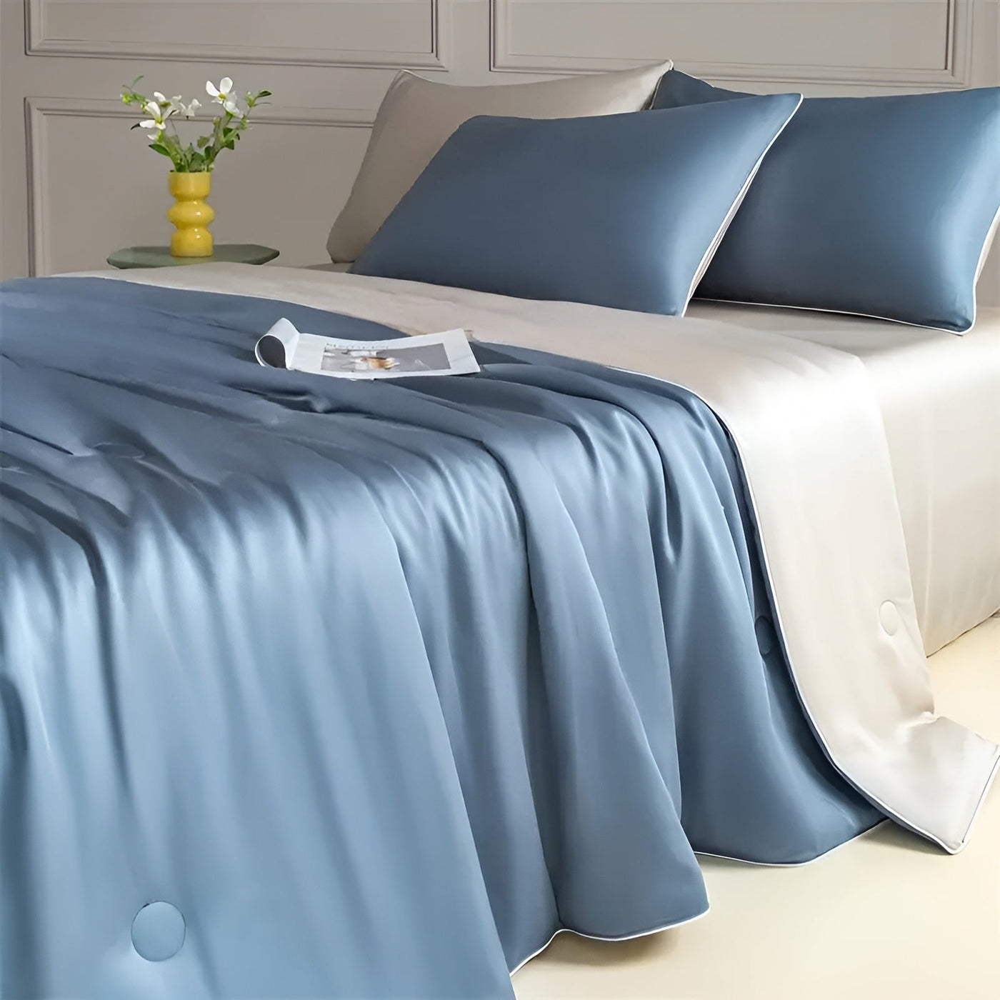 Kühle Sommerdecke – Weich, Hautfreundlich  und Komfortabel | Für warme Sommernächte