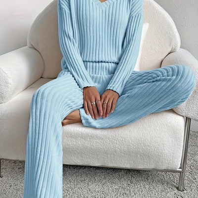 Heidi-Mode | Bequem Strick Set - Top+Hose