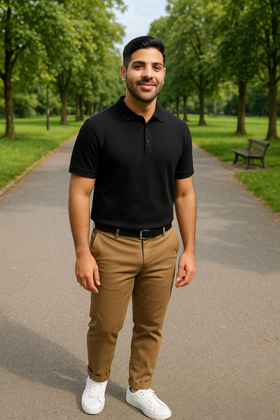 Calvian – Das coole kurzarm-polo für moderne männer mit niveau