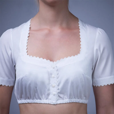 Oktoberfest Women's White Dirndl Blouse