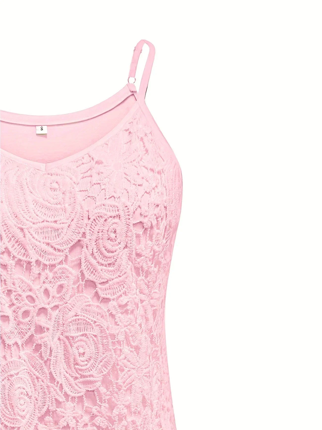 Juna – Elegantes ärmelloses Spitzenoberteil Mit V Ausschnitt