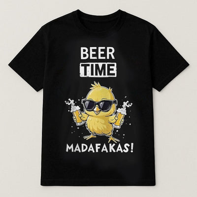 Men's  Oktoberfest Beer Time Madafakas Graphic T-shirt