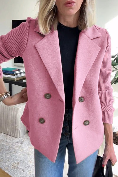 Kittiya – Eleganter Strickblazer Mit Langen Ärmeln