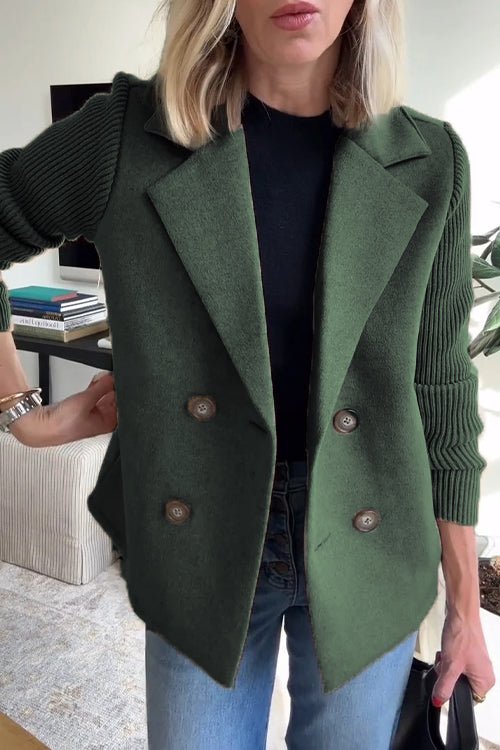 Kittiya – Eleganter Strickblazer Mit Langen Ärmeln