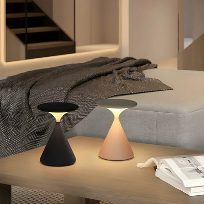 CalmGlow Lamp - Runde Touch-Dimm-Tischlampe