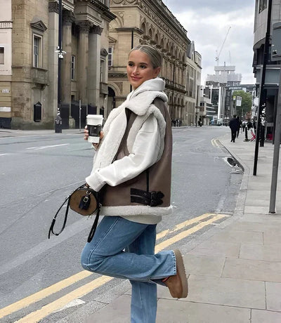 Heidi-Mode | Trendy Teddy Warme Weste