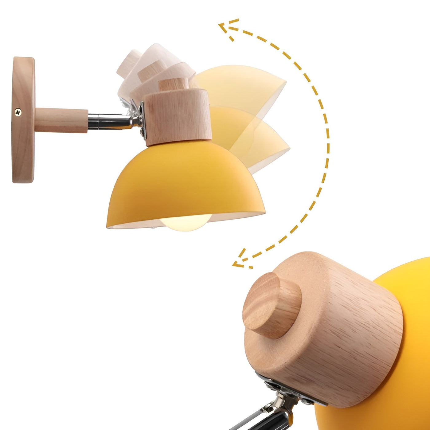 LED-Leselampe für Die Wand –  Drehbar und Elegant | Für das  Bett geeignet