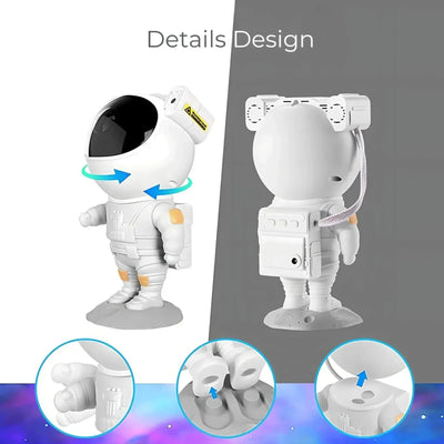 Astronauten-Sternenhimmel-Projektorlampe | Kreieren Sie eine magische Atmosphäre mit einem Sternenhimmel in Ihrem Zimmer