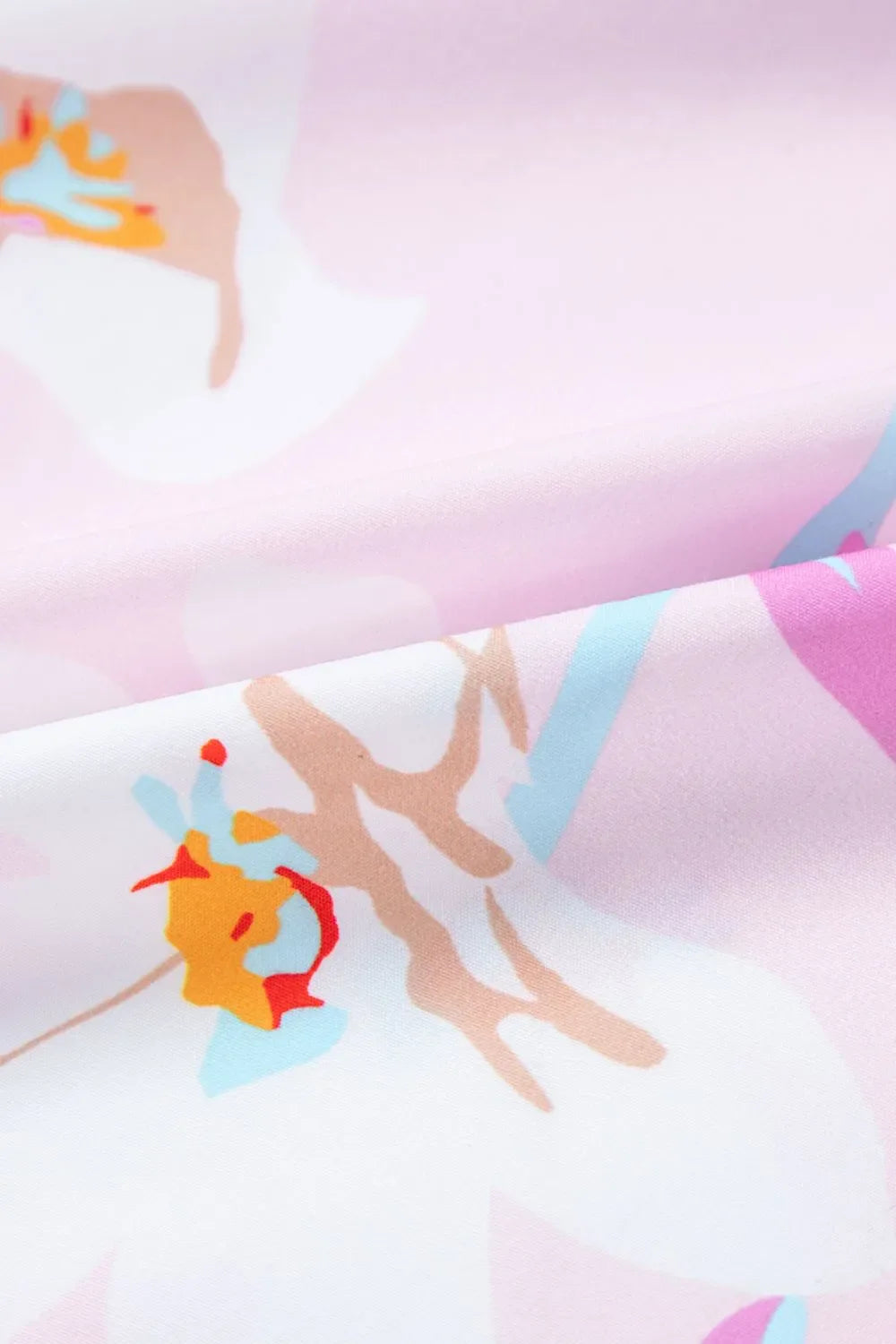 Floral Print Knotted Shoulder Smocked Maxi Dress