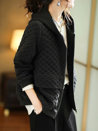 MIRELLE GESTEPPTE KAPUZENJACKE