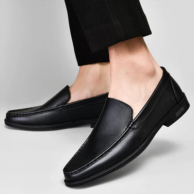 Elegante echte leder-loafers für Damen