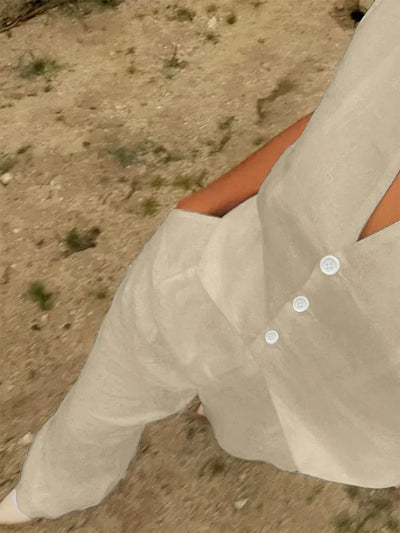 Jorja – Elegantes ärmelloses Zweiteiler Outfit-Set