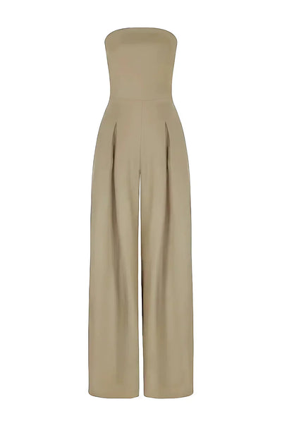 Jumpsuit für Damen - Eleganter trägerloser Einteiler für den Sommer