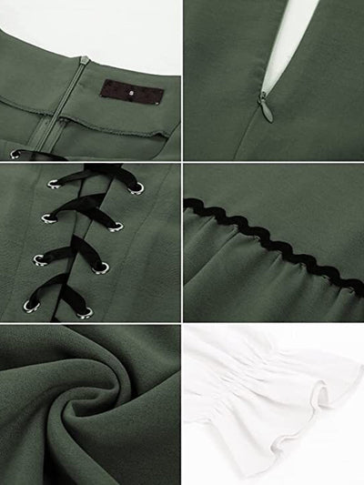 Renaissance Peasant Dress Bodice Gown