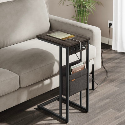 Ceylon Beistelltisch - Laptop-Tisch - C-Form