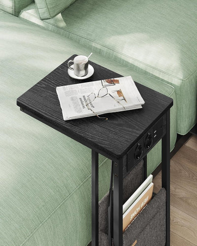 Ceylon Beistelltisch - Laptop-Tisch - C-Form