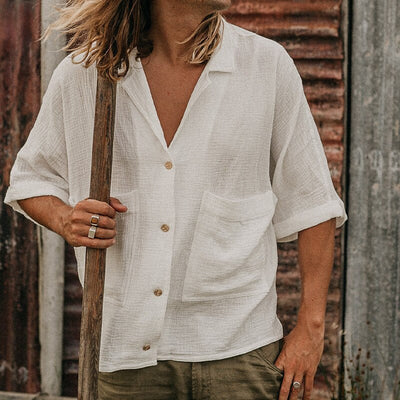Classic Linen Cotton Blend Shirt