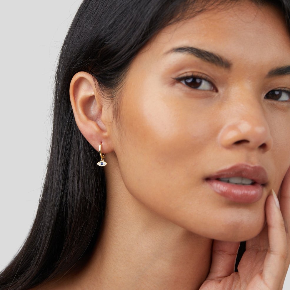 Sie Augen Tropfen Ohrringe