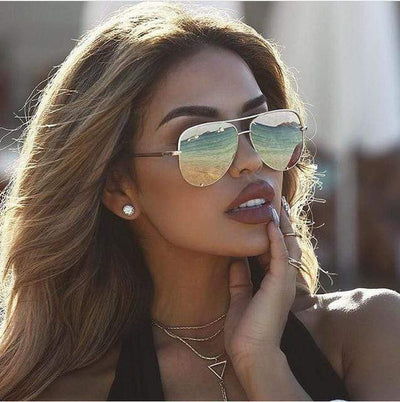 Heidi-Mode | Vintage Sonnenbrille mit getönten Gläsern