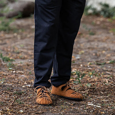 Medieval Peasant Shoes Celtic Style Lace-Ups