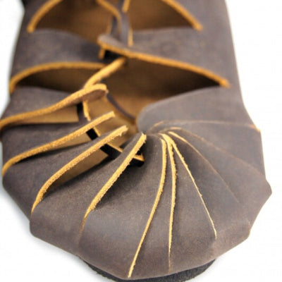 Medieval Peasant Shoes Celtic Style Lace-Ups
