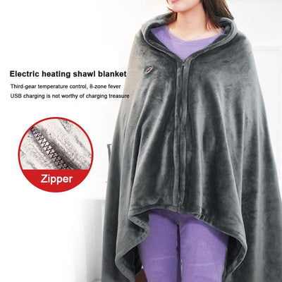 WärmeGenuss Hoodie™ | Beheizte Kapuzendecke mit Kuschelkomfort