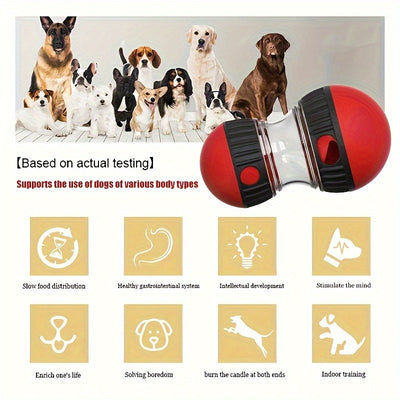 Interaktiver Großer Rollender Leckerliball für Hunde