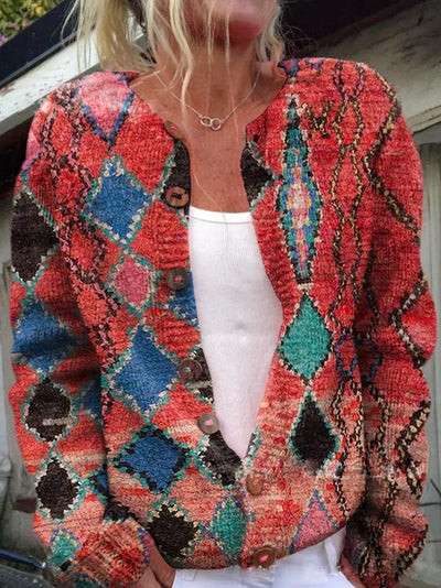 Daisy Schicker Geblümter Cardigan für Damen