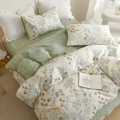 Florales Bettdecken-Set – 3-teilig, Weich und Hochwertig | Perfekt für alle Jahreszeiten