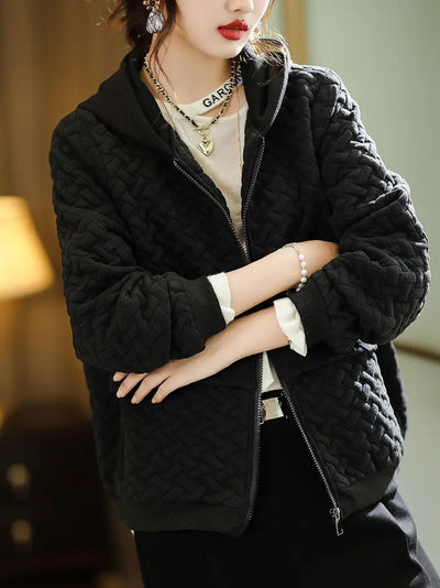 MIRELLE GESTEPPTE KAPUZENJACKE