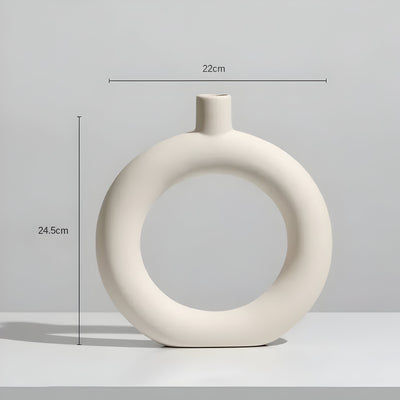 ClayHaven Vase - Moderne Keramische Blumenvase