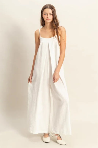 HYFVE Double Gauze Super Flowy Cami Jumpsuit