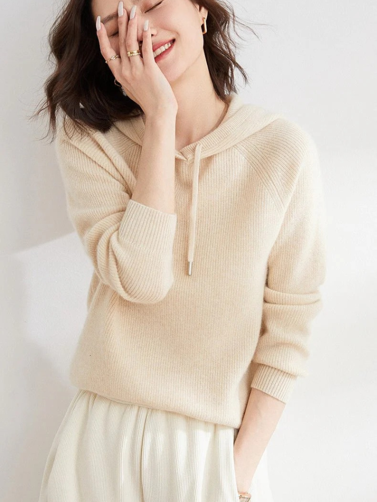 Casaul weicher Kapuzenpulli für Damen | Warmer