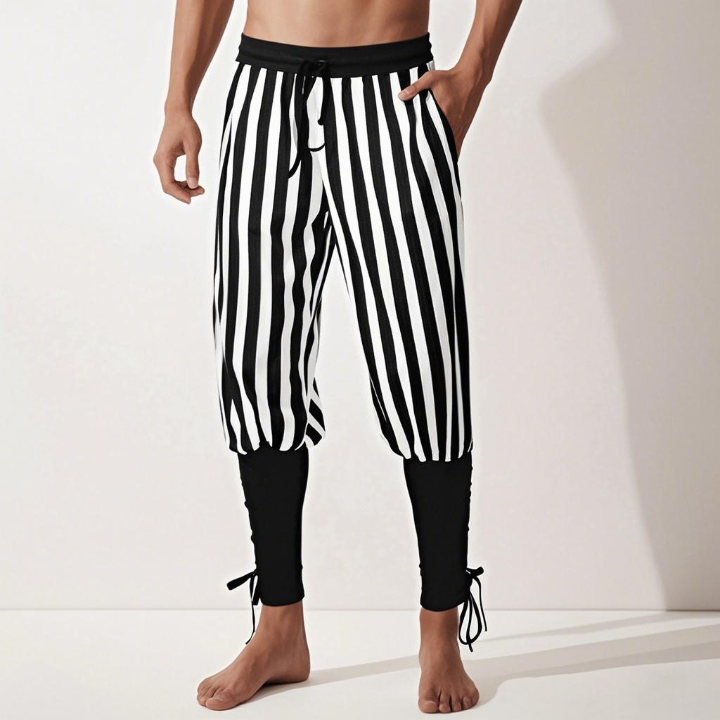 Landsknecht Style Stripes Pants