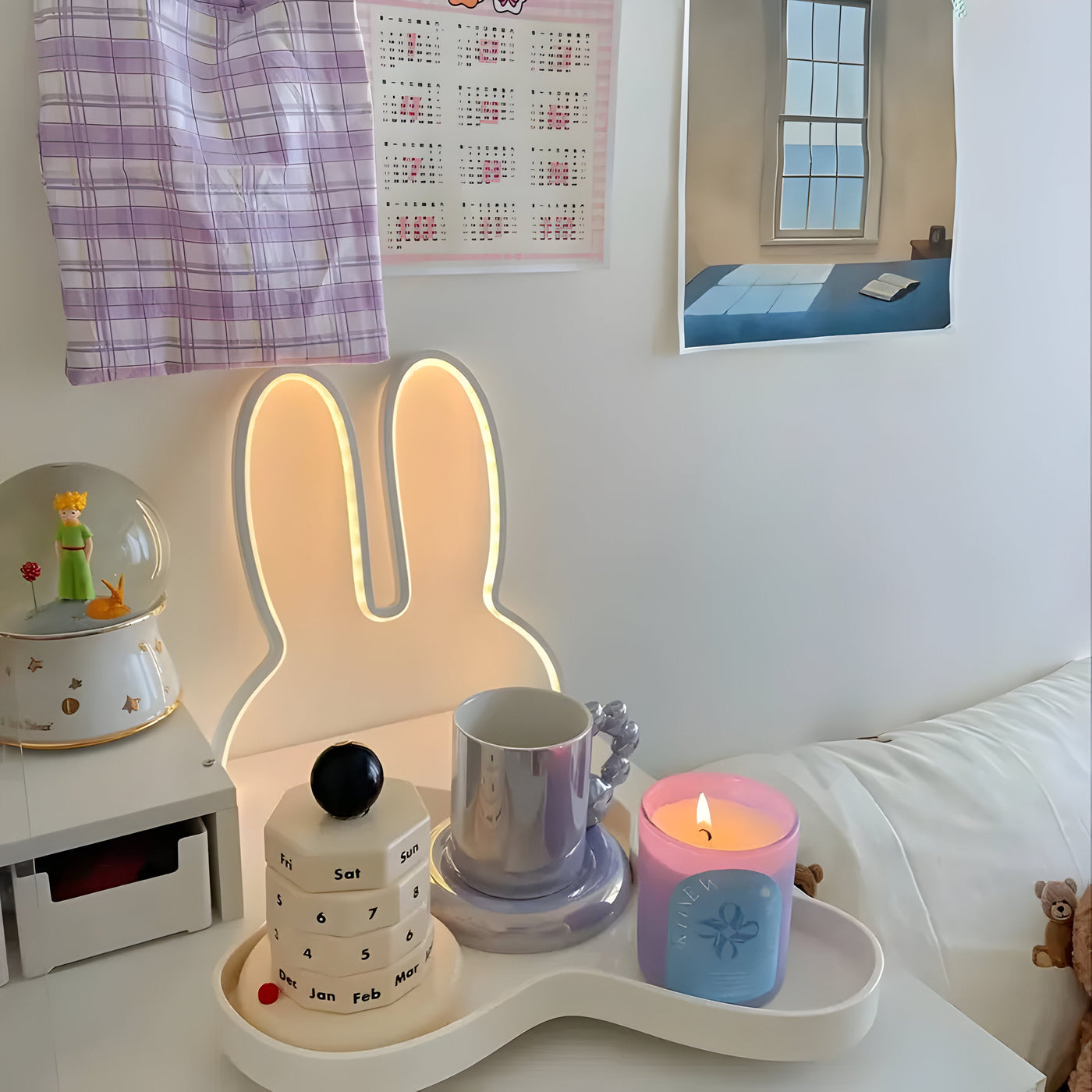 NeonHopper Light – Dekoratives Kaninchen-Neon-LED-Licht