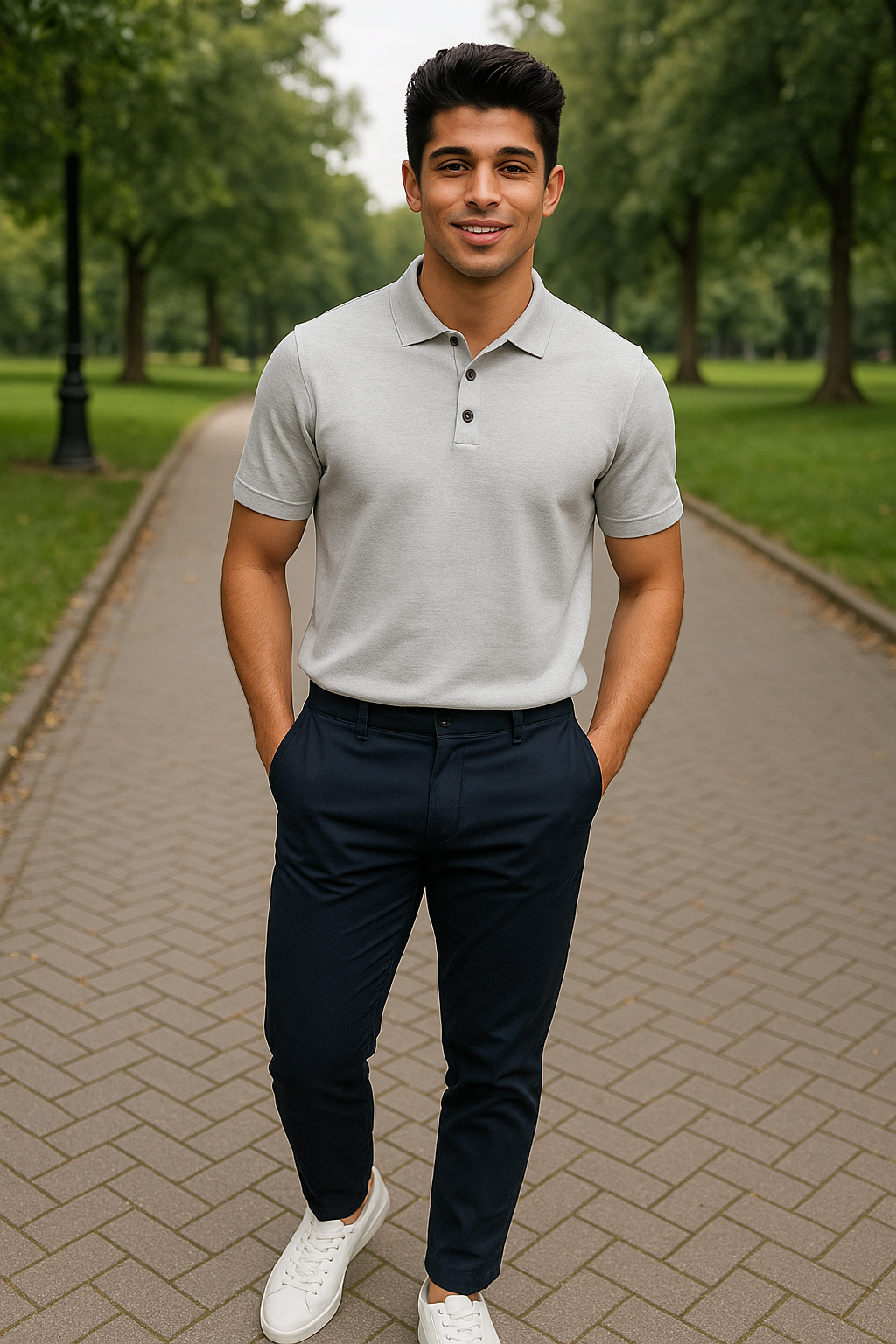 Calvian – Das coole kurzarm-polo für moderne männer mit niveau