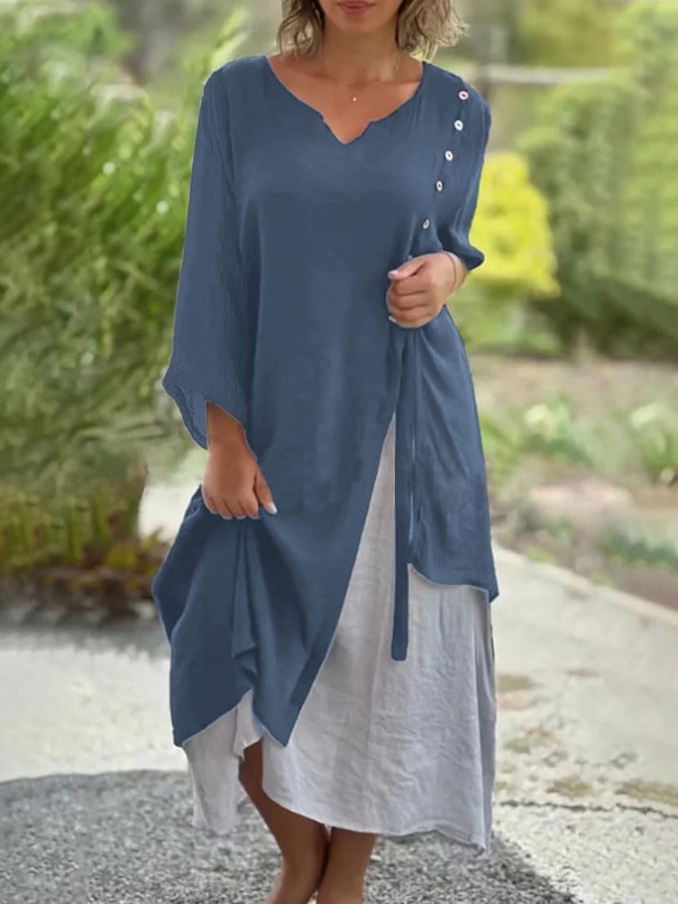 Elissana – das asymmetrische Midikleid für Alltag, Urlaub und sonnige Stunden