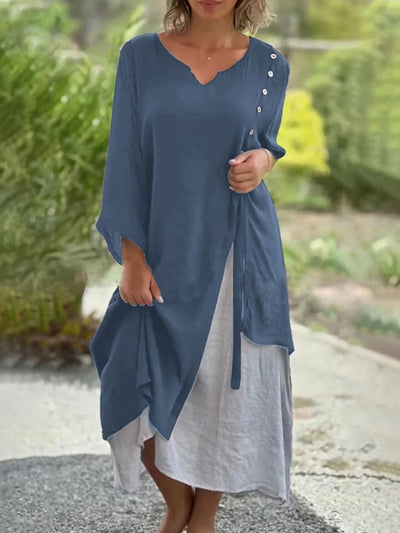 Elissana – das asymmetrische Midikleid für Alltag, Urlaub und sonnige Stunden