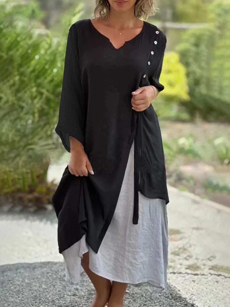 Elissana – das asymmetrische Midikleid für Alltag, Urlaub und sonnige Stunden