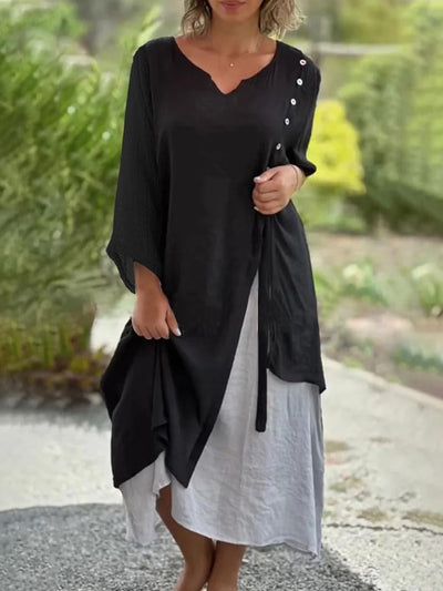 Elissana – das asymmetrische Midikleid für Alltag, Urlaub und sonnige Stunden