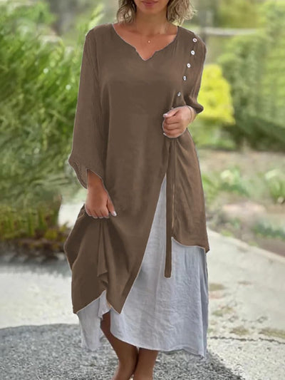 Elissana – das asymmetrische Midikleid für Alltag, Urlaub und sonnige Stunden