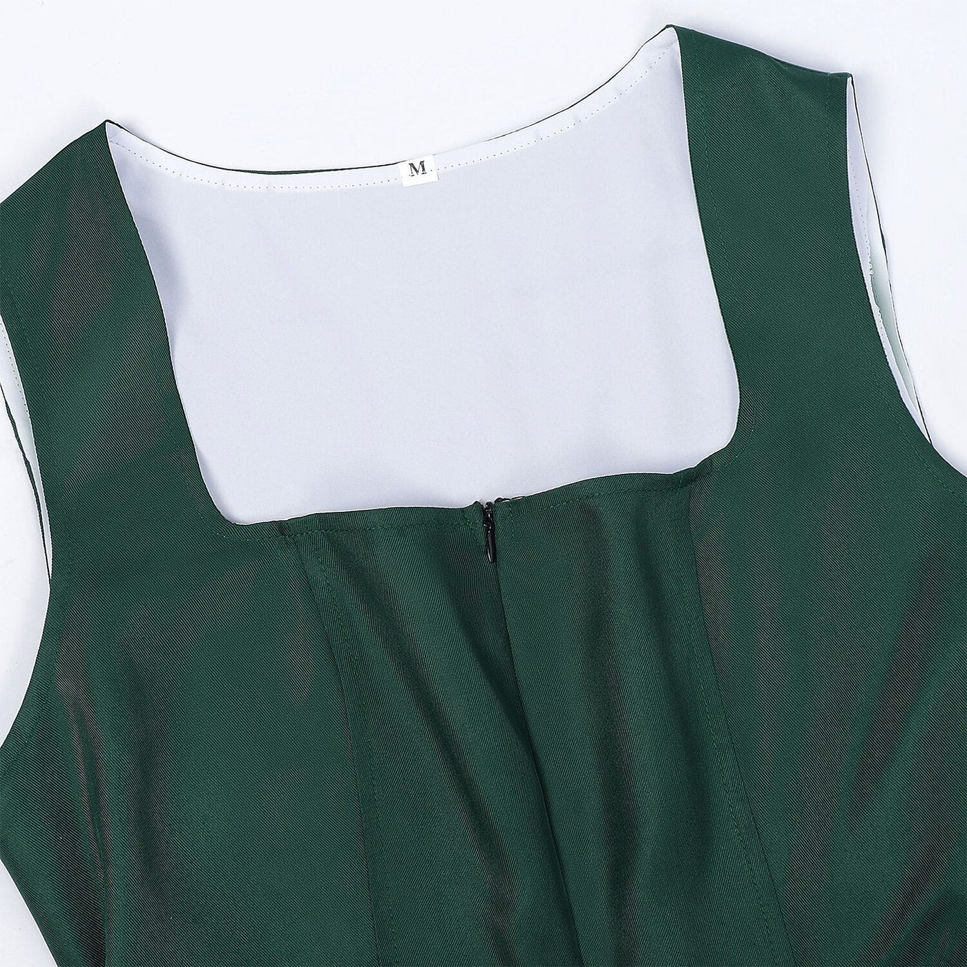 Oktoberfest Burgundy Green Blue Dirndl Dress with Apron and Blouse