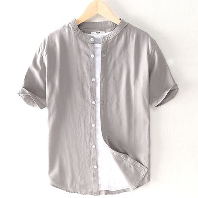 Men's Oktoberfest Linen Short Sleeve Shirt