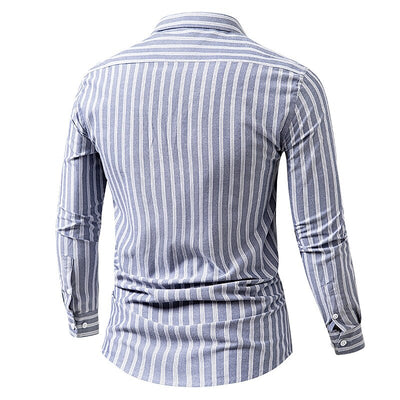 Men's Oktoberfest Striped Cotton Shirt
