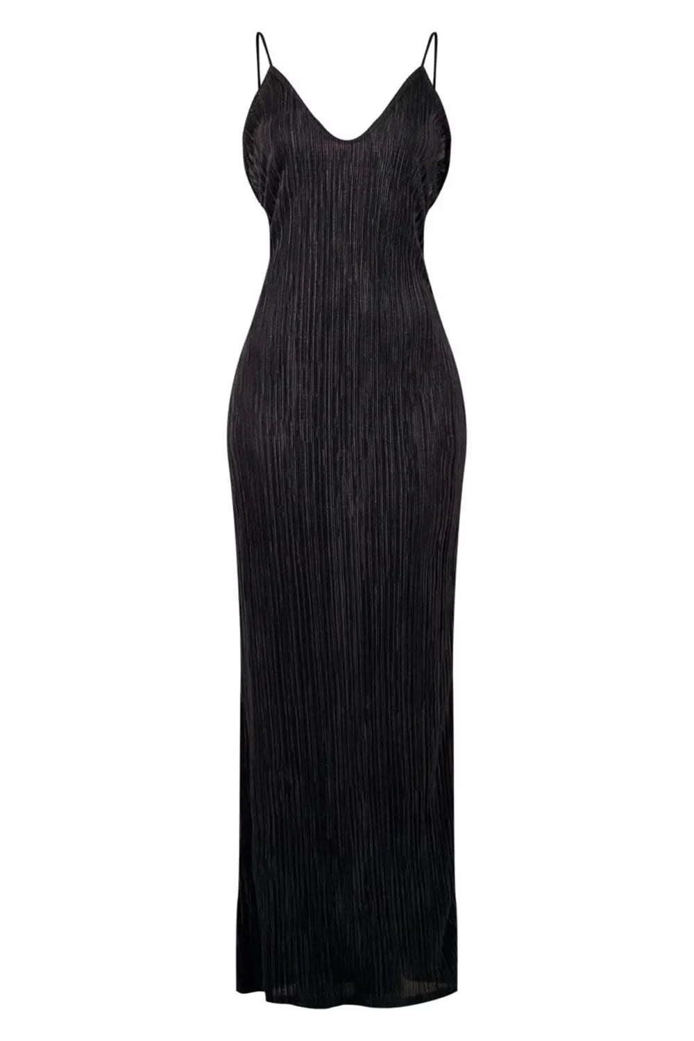 Backless Printed Maxi Cami Dress