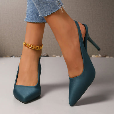 Point Toe Kitten Heels Pumps