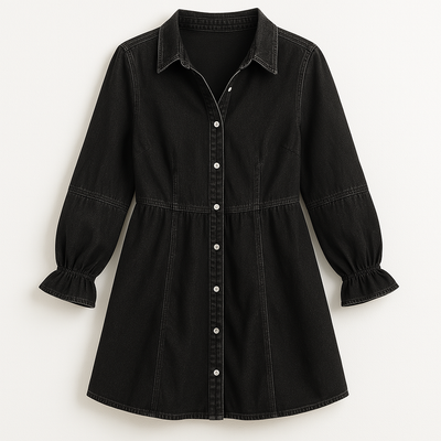 BELROSE DENIM MINIKLEID